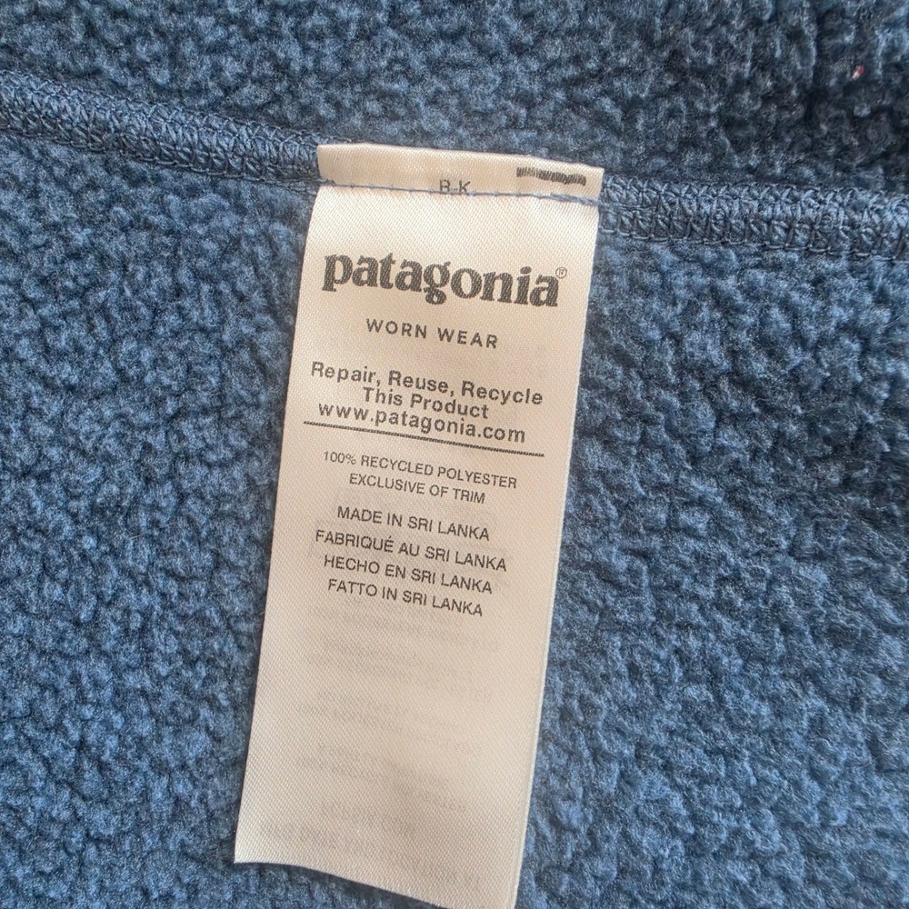 Patagonia Better Sweater Full Zip Jacket Blue Heather Fleece XS 25542 - Picture 12 of 14